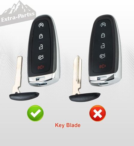 مجموعة بسيطة قابلة للبرمجة لمفتاح السيارة الذكية Ford Fob M3N5WY8609 164-R7995 يناسب Escape Titanium 2013 2014 2015 2016 2017 2018 2019 شفرة أمان عالية in Kuwait