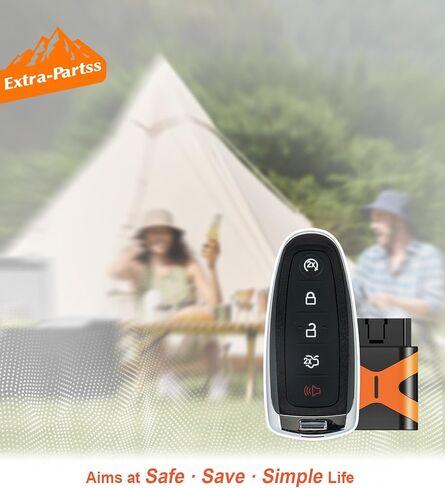 مجموعة بسيطة قابلة للبرمجة لمفتاح السيارة الذكية Ford Fob M3N5WY8609 164-R7995 يناسب Escape Titanium 2013 2014 2015 2016 2017 2018 2019 شفرة أمان عالية in Kuwait