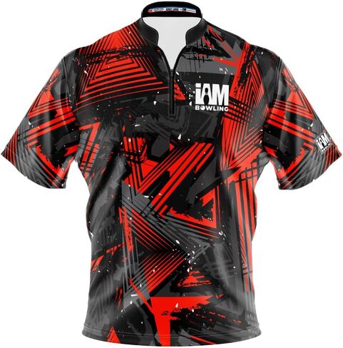 Logo Infusion Dye-Sublimated Bowling Jersey (Sash Collar) - I AM Bowling Fun Design 2015 - NO Logo in Saudi Arabia