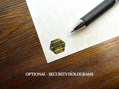 Custom Printed High School Diploma - with Real Embossed Gold Foil Seal & Padded Leatherette Diploma Cover in Kuwait