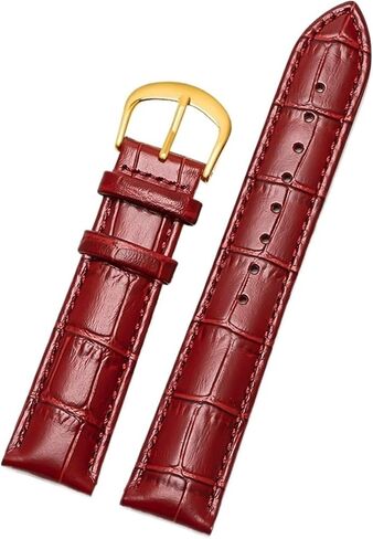 Genuine Leather Watch Band Replacement Straps Soft Comfortable Men Women Watch Strap 10-24mm Wristband in Saudi Arabia