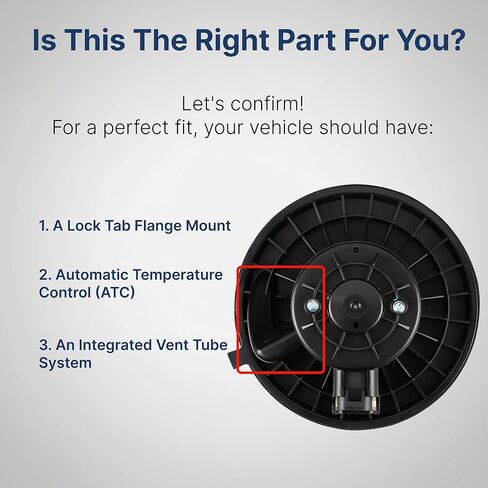 محرك منفاخ سخان HVAC مع قفص مروحة متوافق مع 2007 2008 2009 2010 2011 2012 2013 2014 شيفروليه سيلفرادو، تاهو، سوبربان، أفالانش وجي إم سي سييرا، يوكون وكاديلاك إسكاليد وهامر in Kuwait