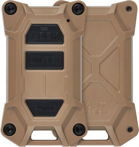 حافظة AJT DESIGN V2 Key Fob البديلة لـ Tacoma (2016-2023)، Tundra (2020-2021)، و4Runner (2020-2021) مع زر التشغيل فقط - غطاء مفتاح PC-ABS متين - صنع في الولايات المتحدة الأمريكية | الرمال المتحركة in Kuwait