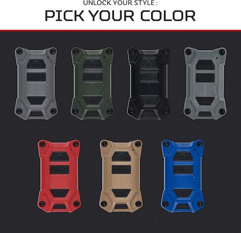 حافظة AJT DESIGN V2 Key Fob البديلة لـ Tacoma (2016-2023)، Tundra (2020-2021)، و4Runner (2020-2021) مع زر التشغيل فقط - غطاء مفتاح PC-ABS متين - صنع في الولايات المتحدة الأمريكية | الرمال المتحركة in Kuwait