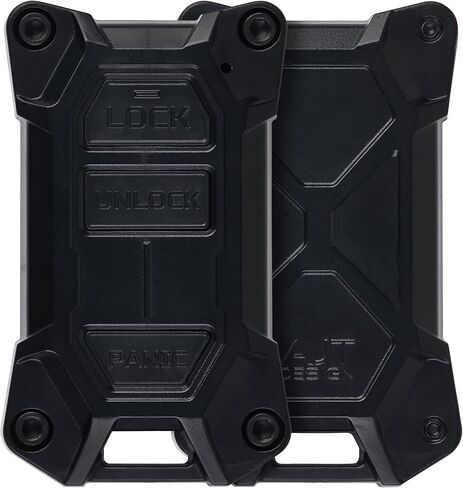 حافظة AJT DESIGN V2 Key Fob البديلة لـ Tacoma (2016-2023)، Tundra (2020-2021)، و4Runner (2020-2021) مع زر التشغيل فقط - غطاء مفتاح PC-ABS متين - صنع في الولايات المتحدة الأمريكية | الرمال المتحركة in Kuwait