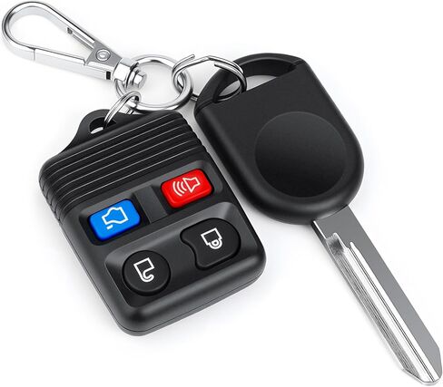 ELECTOP Key Fob Replacement with Ignition Key Keyless Entry Remote Control CWTWB1U345 Car Security Product fits for Ford Escape Explorer Expedition Focus Fusion Mustang Taurus, Lincoln, Mercury, Mazda in Saudi Arabia