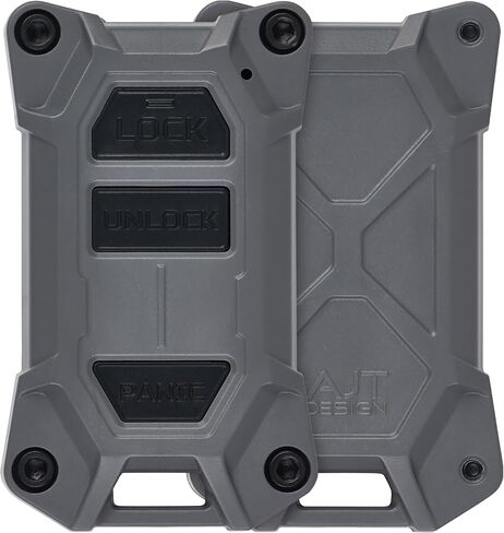 حافظة AJT DESIGN V2 Key Fob البديلة لـ Tacoma (2016-2023)، Tundra (2020-2021)، و4Runner (2020-2021) مع زر التشغيل فقط - غطاء مفتاح PC-ABS متين - صنع في الولايات المتحدة الأمريكية | الرمال المتحركة in Kuwait
