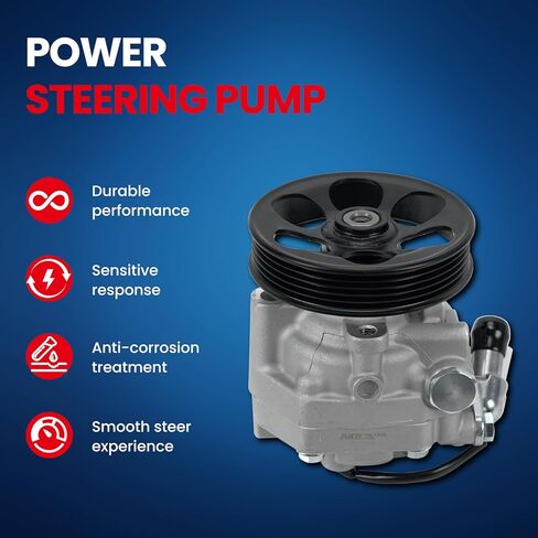 مضخة توجيه كهربائية MOCA مع بكرة متوافقة مع 2008-2011 لسوبارو امبريزا سبورت 2.5 لتر و2009-2011 لسوبارو امبريزا R 2.0L و2012 لسوبارو امبريزا سبورت 2.0 لتر in Kuwait