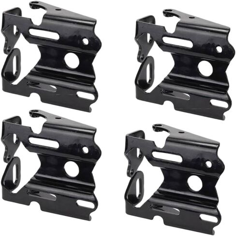 2 Pk Bumper Mounting Bracket Compatible with VNL 20002024 Black Powder Coated Bumper Bracket for Trucks in Saudi Arabia