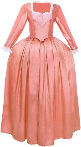 VEECOOCOS Musical Hamilton Cosplay Costume Elizabeth Schuyler Angelica Peggy Sisters Dress Gown in Saudi Arabia