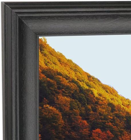 22x25 inch Picture Frame Solid Wood Black,Suitable for Panoramic Photo Frame, Posters,Painting,Group Photo,Puzzle (A23B2225) in Saudi Arabia