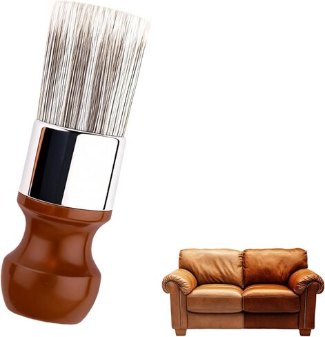 Salve Brush for Furniture, 2 PCS Wood Furniture Brush,Soft Bristles Wood Repair Clean Brush,Salve Wax Brushing Tool for Furniture Home Leather in Saudi Arabia