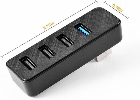 صندوق قفازات السيارة USB Hub، شاحن محطة إرساء محرك الأقراص متعدد المنافذ 4 في 1، قاعدة توسيع محور USB للسيارات شحن سريع، متوافق مع الطراز 3 Highland Cybertruck in Kuwait