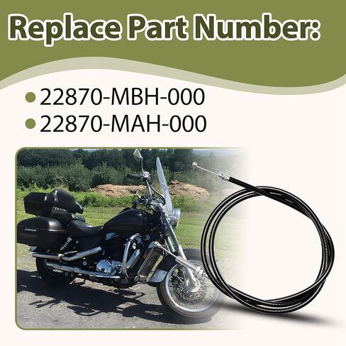 كابل القابض متوافق مع Honda Shadow VT1100C C2 C3 Aero Spirit ACE 1100T 1998-2002 يستبدل 22870-MBH-000 22870-MAH-000 للدراجة Sabre & Dirt Bike in Kuwait