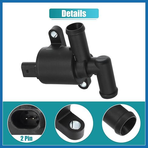 4H0-121-671-D Control Solenoid Valve for Volkswagen Golf Atlas Jetta Tiguan GTI for Audi A3 A4 A5 A6 A7 A8 Q3 Q5 Q7 TT HVAC Heater Control Valve with Connector Item Replacement in Saudi Arabia