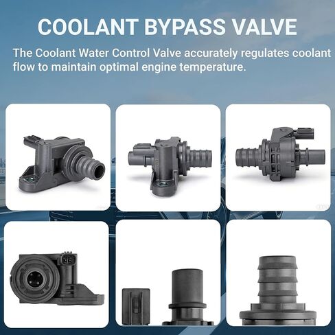 16671-25010 صمام تجاوز المبرد، متوافق مع تويوتا أفالون 2020-2021 وكامري 2018-2021، RAV4 2019-2022، لكزس ES350، صمام التحكم في سائل تبريد المحرك يستبدل 1667125010 و16671 25010 in Kuwait