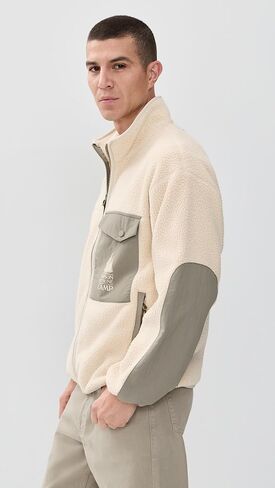 Maison Kitsuné Men's Casual Fleece Jacket in Saudi Arabia