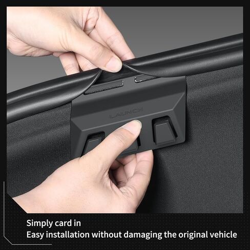 LUCKEASY 2PC Trunk Hook for Tesla Model Y Juniper 2025 2026 Grocery Bag Hook Trunk Organizer Car Interior Accessories ABS Black in Saudi Arabia