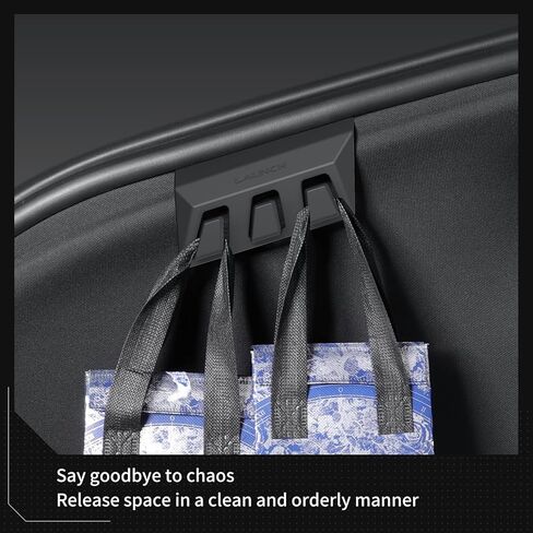 LUCKEASY 2PC Trunk Hook for Tesla Model Y Juniper 2025 2026 Grocery Bag Hook Trunk Organizer Car Interior Accessories ABS Black in Saudi Arabia