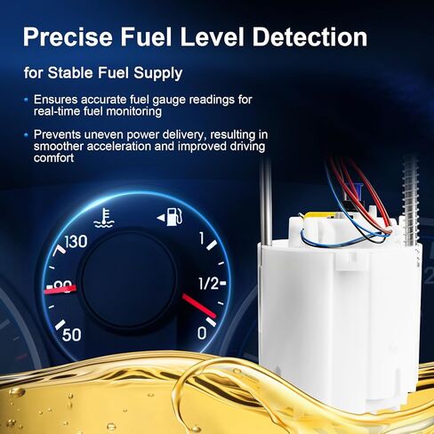 Electric Fuel Pump Assembly Compatible with 2005-2016 Chrysler 300, Dodge Challenger Charger, 2005-2008 Magnum (2.7L 3.5L 3.6L 3.7L 5.7L 6.4L), Replaces E7192M, E7241M in Saudi Arabia
