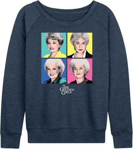HYBRID APPAREL Golden Girls - Pop Art - Women's Lightweight French Terry Long Sleeve Shirt in Saudi Arabia