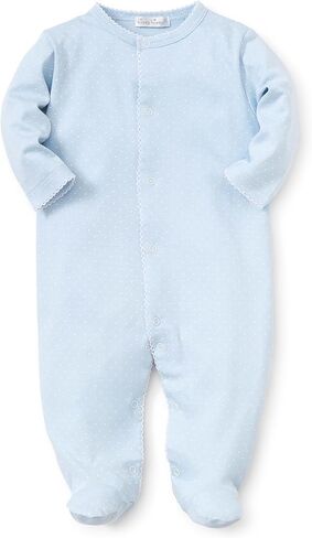 Kissy Kissy - New Kissy Dots Footie - White with Blue-Preemie in Kuwait