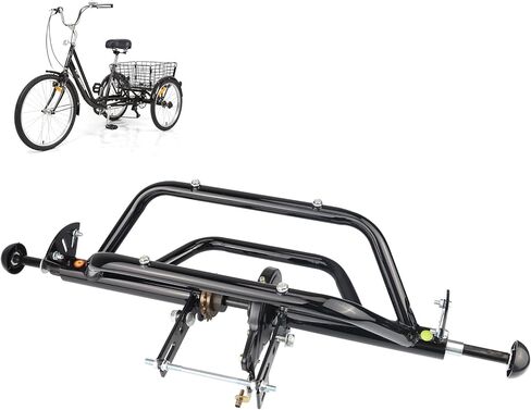 WEEROCK 20" 24" 26" Tricycle Rear Axle Tricycle Conversion Kit Single Speed/ 7 Speeds for 20 24 26 Inch Adult Tricycle, Trike, 3 Wheel Bikes，Black in Saudi Arabia