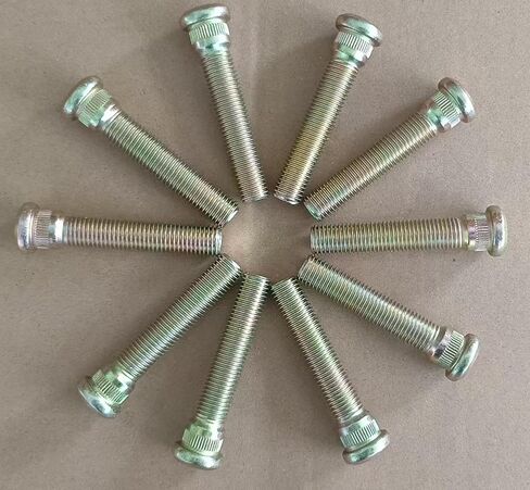 10pcs Extended Wheel Stud Studs M12x1.5 2.6 in. Length 0.558 in. Knurl 14.2mm Replacement for IS300 LS400, Tacoma Camry in Saudi Arabia