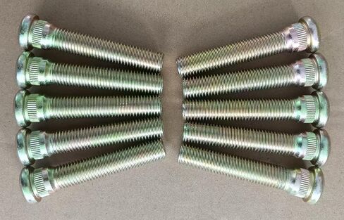 10pcs Extended Wheel Stud Studs M12x1.5 2.6 in. Length 0.558 in. Knurl 14.2mm Replacement for IS300 LS400, Tacoma Camry in Saudi Arabia