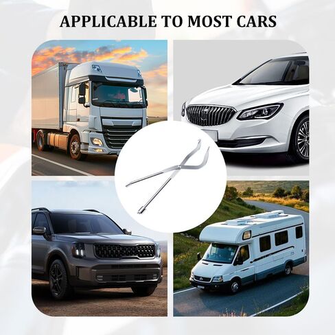 Brake Spring Pliers, Drum Brake Tool, Drum Double Ended Carbon Steel Vehicle Shoe Return Spring Installation Disassemble Tool, Auto Flexible Adjusting Pistonremoval Pliers for Most Cars in Saudi Arabia
