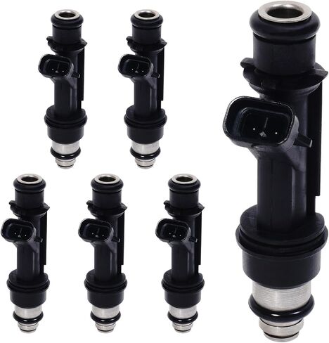 Set of 2 Fuel Injectors Compatible with Chevrolet Tahoe, Blazer, Caprice & GMC Yukon, C1500 & Buick Roadmaster & Cadillac Brougham & Isuzu NPR & Oldsmobile, Replace# 17111864 17112494 in Saudi Arabia
