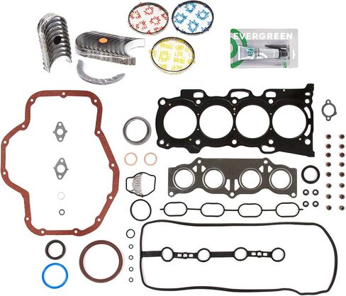 Evergreen SA-5494198922-6 Full Gasket Set Bearings Rings Compatible With/For 2006 Toyota Rav4 2.4L DOHC 2AZFE in Saudi Arabia