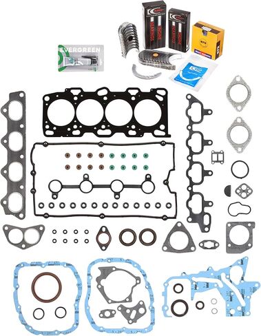 Evergreen SA-5494169175-2 مجموعة حشية كاملة محامل حلقات تناسب 99-05 كيا هيونداي 2.4 DOHC G4JS in Saudi Arabia