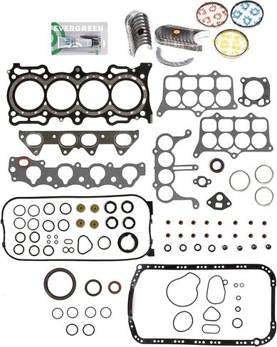 Evergreen SA-9761228377-6 Full Gasket Set Bearings Rings Compatible With/For 94-97 Honda Accord F22B2 F22B6 in Saudi Arabia