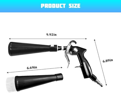 Tornado Car Cleaning Gun, High Pressure Vehicle Dryer Air Blow Gun, Quickly Blowing Out Automotive Detailing Supplies Cleaner Kit, Universal for SUV Automobile Truck in Saudi Arabia