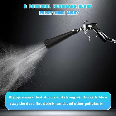 Tornado Car Cleaning Gun, High Pressure Vehicle Dryer Air Blow Gun, Quickly Blowing Out Automotive Detailing Supplies Cleaner Kit, Universal for SUV Automobile Truck in Saudi Arabia