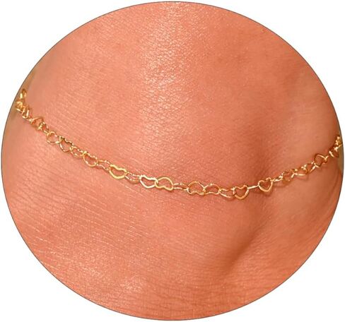 أساور الكاحل للنساء خلخال مطلي بالذهب 18 قيراط للنساء أساور الكاحل ذهبية أنيقة مقاومة للماء مع عين الشر واللؤلؤ والخرز وسلسلة بوهو اليومية خلخال الشاطئ هدية المجوهرات الصيفية in Kuwait