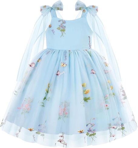 فستان للفتيات الصغيرات فستان جنية من التول الزهري فساتين صيفية للفتيات الصغيرات لحفلات أعياد الميلاد وحفلات الزفاف من 1 إلى 6 سنوات in Kuwait