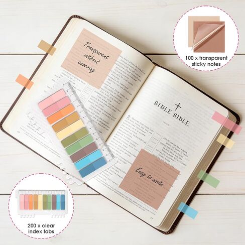 مجموعة لوازم دراسة الكتاب المقدس 14 في 1 للنساء، ملحقات يوميات الكتاب المقدس، علامات الكتاب المقدس، ملاحظات لاصقة شفافة، أقلام تمييز لا تنزف، بطاقات صلاة، شريط واشي، هدية مسيحية، وردي in Kuwait