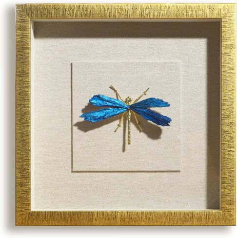 Butterfly Wall Decor,3d Bathroom Wall Art Paintings,Living Room Decor Aesthetic,Framed Canvas Wall Art Prints For Bedroom,Kitchen,Office,Gold Dragonfly Artwork for Walls,Dining Room,Animal Decorations in Saudi Arabia