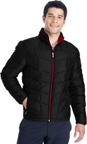 Spyder Men's Pelmo Insulated Puffer Jacket 2XL BLACK/ RED in Saudi Arabia