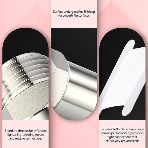 1 قطعة 316L الفولاذ المقاوم للصدأ صمام فحص باتجاه واحد، 1/2 "NPT ذكر x 1/2" NPT ذكر المواضيع ضاغط الهواء صمام الاختيار منع التدفق الخلفي in Kuwait