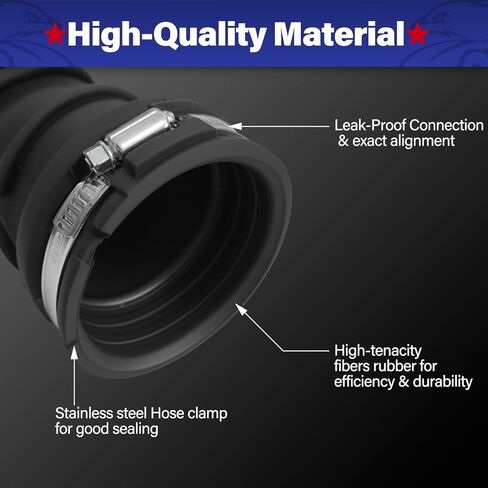 1pc Engine Air Cleaner Intake Hose Tube Pipe with Clamps Compatible with 2013-2021 Buick Encore/2015-2021 Chevy Trax 1.4L L4 Air Intake Filter Duct Tube Boot Replaces# 95135922 in Saudi Arabia