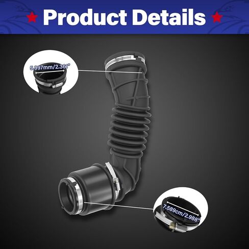 1pc Engine Air Cleaner Intake Hose Tube Pipe with Clamps Compatible with 2013-2021 Buick Encore/2015-2021 Chevy Trax 1.4L L4 Air Intake Filter Duct Tube Boot Replaces# 95135922 in Saudi Arabia