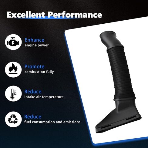 AUCERAMIC Left and Right Air Intake Hose Fit for Mercedes-Benz S550 S63 AMG 4.7L 5.5L 2014-2017 Replace# 2780904982, 2780905082, A2780904982, A2780905082 in Saudi Arabia
