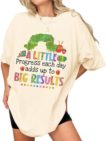 A Little Progress Each Day Shirt - Teacher Appreciation Shirts for Women - Teachers Back to School Gift in Saudi Arabia