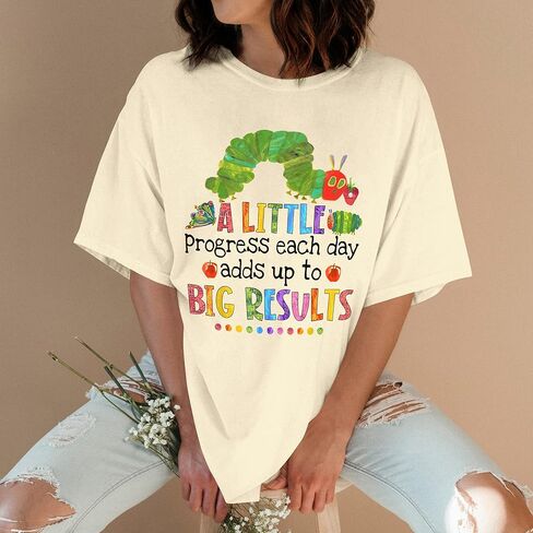 A Little Progress Each Day Shirt - Teacher Appreciation Shirts for Women - Teachers Back to School Gift in Saudi Arabia