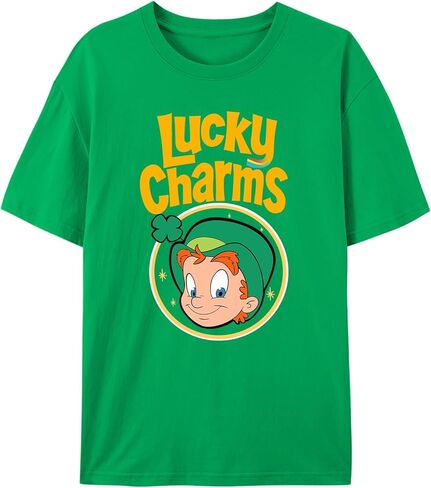 تي شيرت Lucky Charm لعيد القديس باتريك - تي شيرت برسومات Lucky The Leprechaun عتيقة 100% قطن in Kuwait