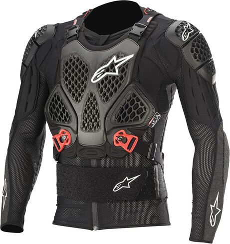Alpinestars 6506520-13 Bionic Tech V2 Protection Jacket, Black/Red, X-Large in Saudi Arabia