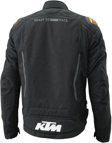 KTM Ampere Waterproof Jacket by Alpinestars, Black/Orange, 3PW23000150X in Saudi Arabia